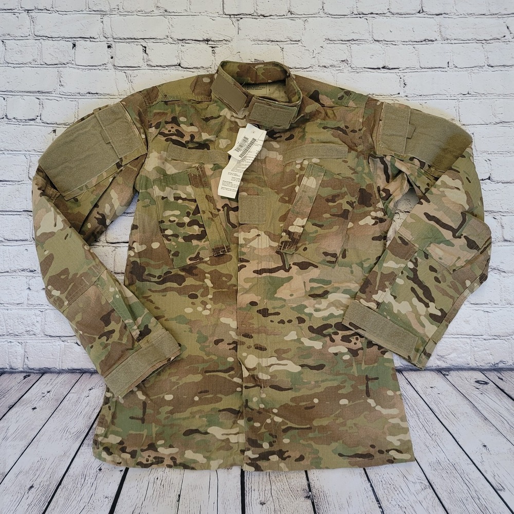 US Army Combat Uniform Coat Jacket Perimeter Insect Guard UNISEX Small Long